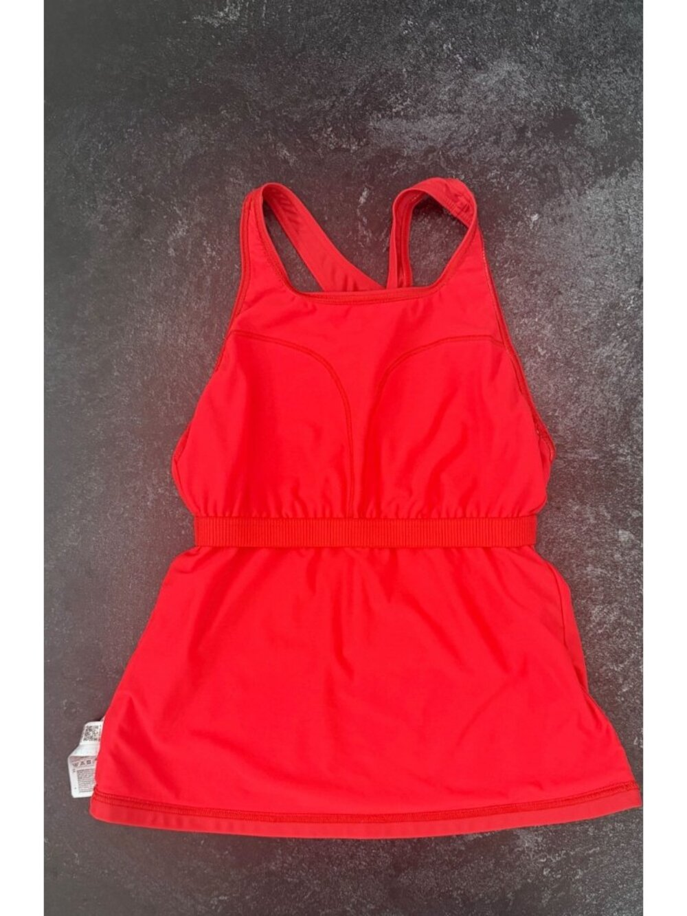 Adidas Tank Top Women's Red Coral Sleeveless Classic Sz MP - Picture 5 of 8